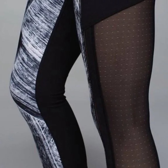 Lululemon Athletica Hi Rise Mesh Crop Leggings - Picture 2 of 5